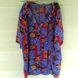 Homemade Size S/M BlueGreenRed patterns